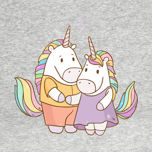 Unicorns in Love by Olya Yatsenko